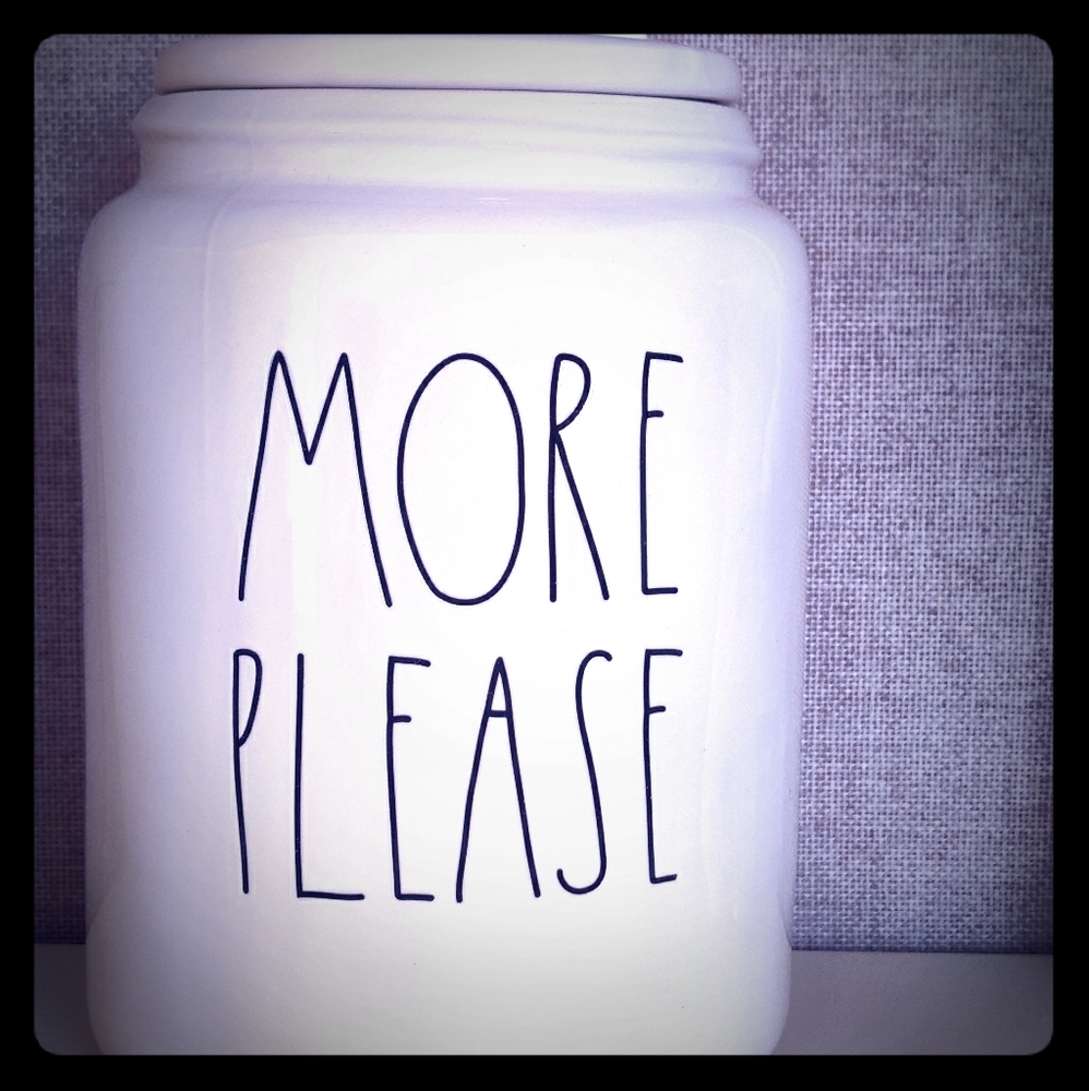 Rae Dunn more please canister